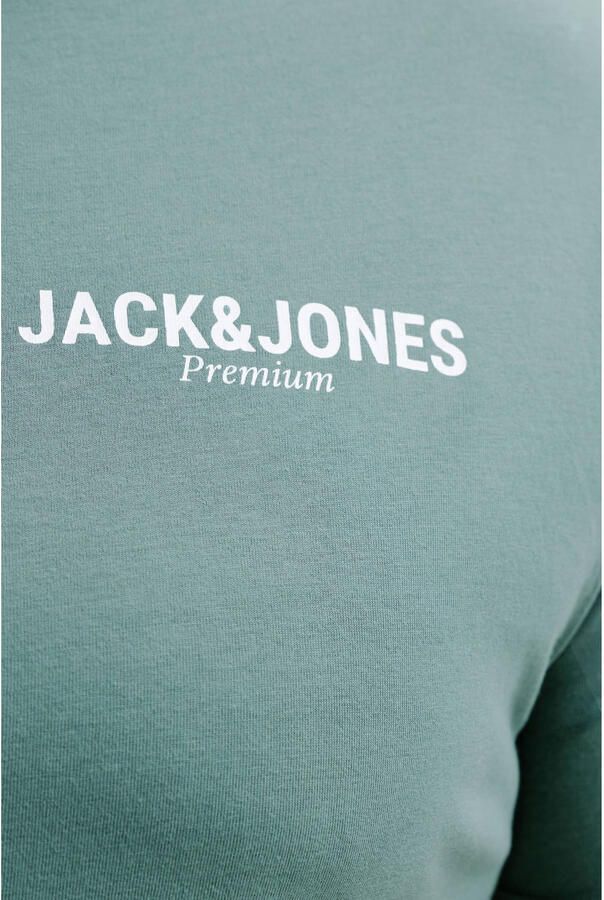 JACK & JONES PLUS SIZE regular T-shirt groen - Foto 2