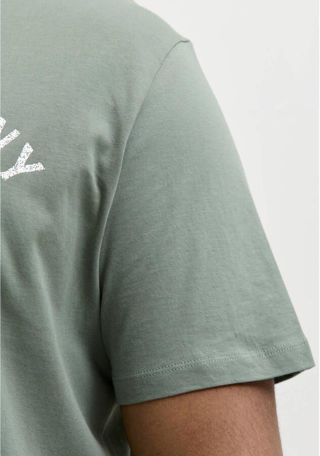 JACK & JONES PLUS SIZE regular T-shirt groen - Foto 2