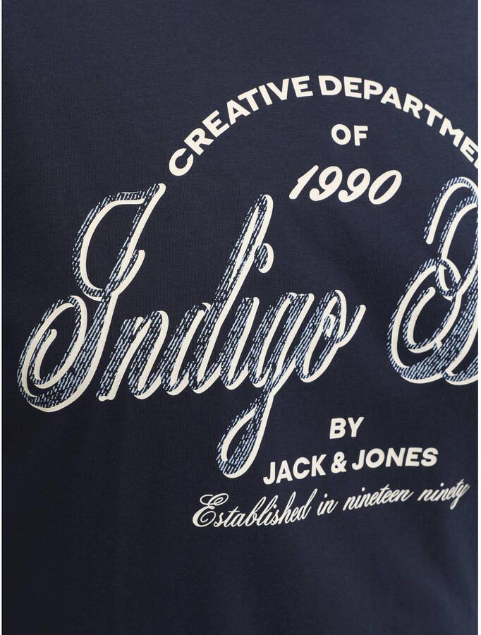 JACK & JONES PLUS SIZE regular T-shirt Plus Size donkerblauw - Foto 2