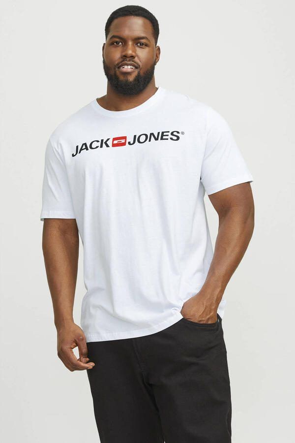 Jack & Jones PlusSize T-shirt CORP met print en comfortabele ronde hals bedrukt modieus regular fit katoen ronde hals - Foto 2
