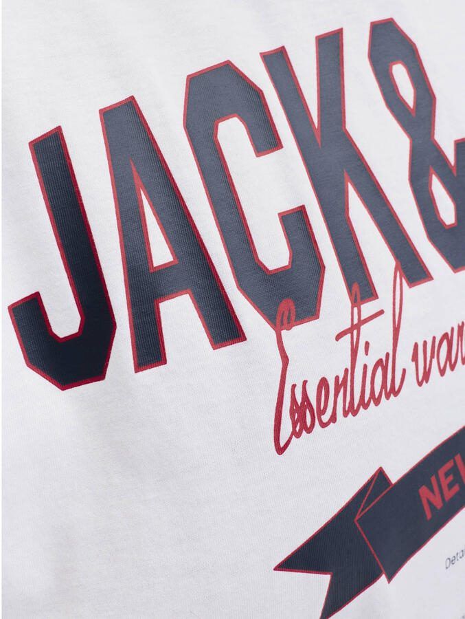 JACK & JONES PLUS SIZE regular T-shirt Plus Size wit - Foto 2
