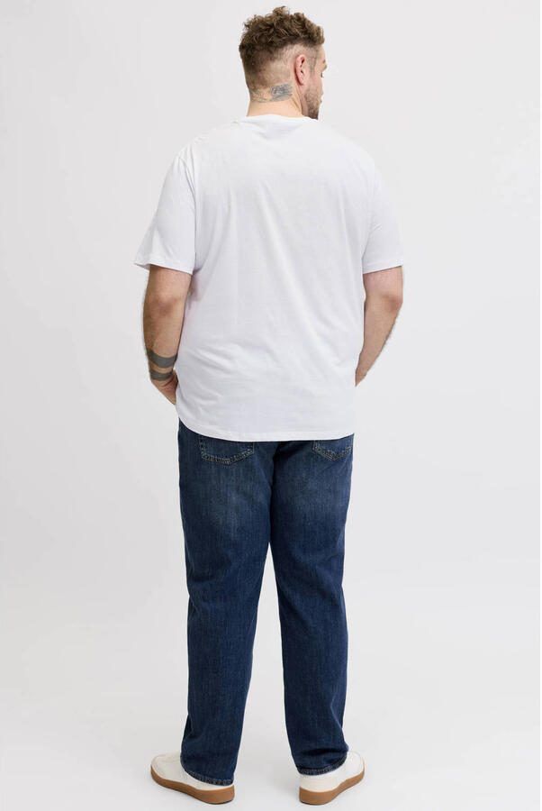 JACK & JONES PLUS SIZE regular T-shirt Plus Size wit - Foto 3