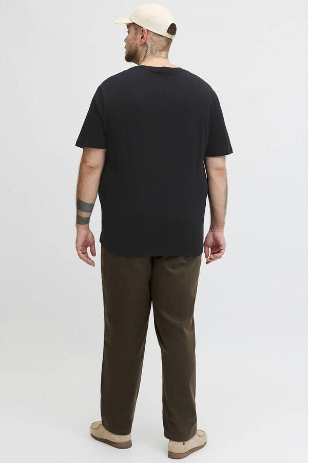 JACK & JONES PLUS SIZE regular T-shirt Plus Size zwart - Foto 2