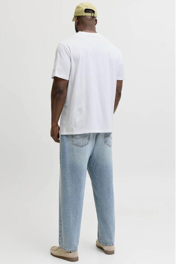 JACK & JONES PLUS SIZE regular T-shirt wit - Foto 3