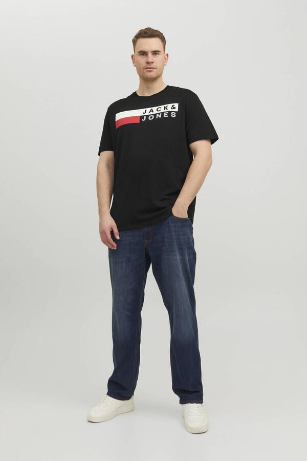 Jack & Jones PlusSize Shirt met ronde hals JJECORP LOGO TEE SS O-NECK NOOS PLS