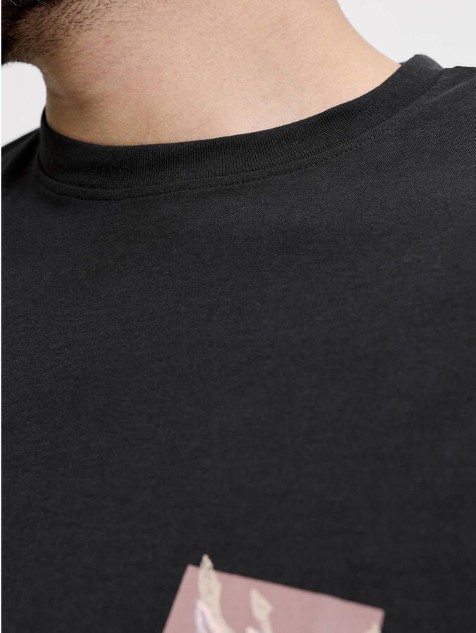 JACK & JONES PLUS SIZE regular T-shirt zwart - Foto 2