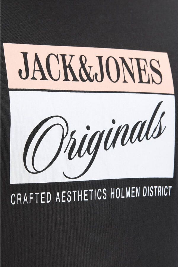 JACK & JONES PLUS SIZE regular T-shirt zwart - Foto 2
