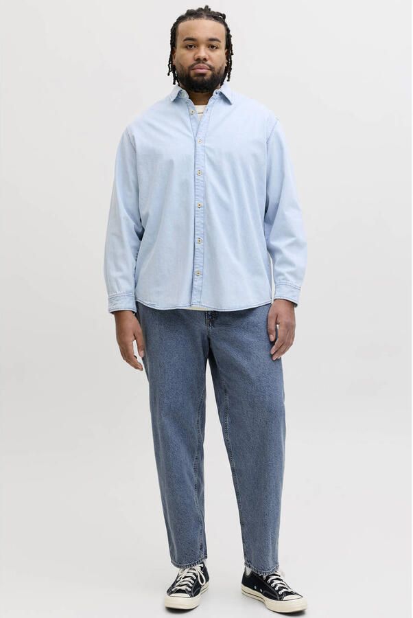 JACK & JONES PLUS SIZE relaxed fit jeans blauw - Foto 3