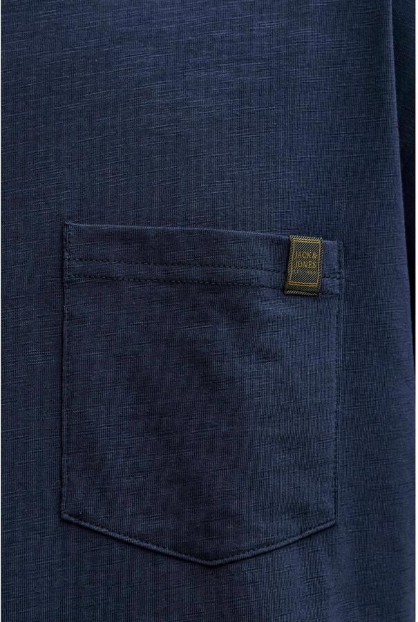 JACK & JONES PLUS SIZE relaxed fit T-shirt donkerblauw - Foto 2
