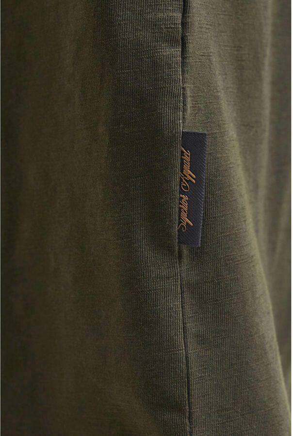 JACK & JONES PLUS SIZE relaxed fit T-shirt donkergroen - Foto 3