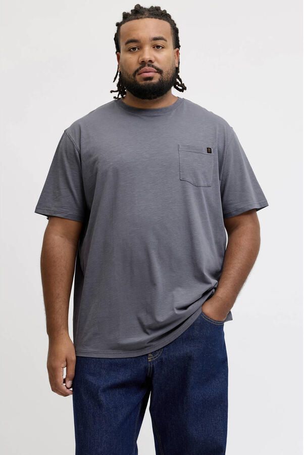 JACK & JONES PLUS SIZE relaxed fit T-shirt turbulence