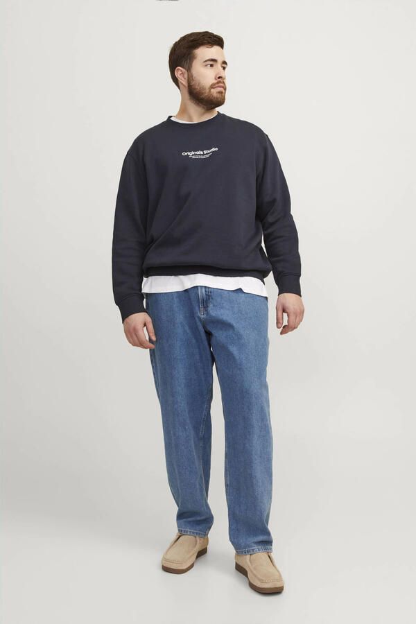 JACK & JONES PLUS SIZE relaxed jeans JJICHRIS JJORIGNIAL MF 412 Plus Size blauw - Foto 3