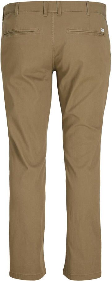 Jack & Jones Plus SIZE stoffen broek met knoop- en ritssluiting model 'MARCO'