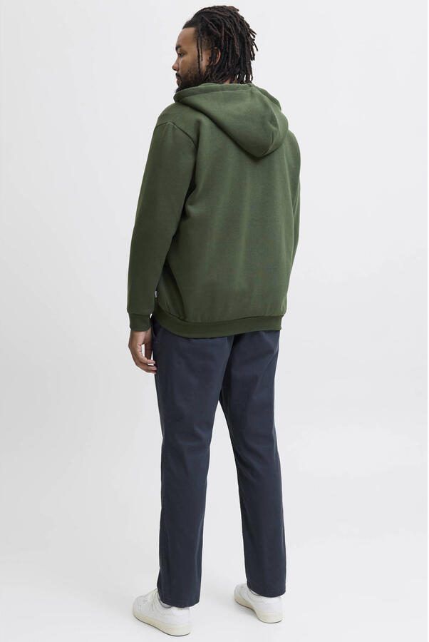 Jack & Jones Plus SIZE stoffen broek met knoop- en ritssluiting model 'MARCO' - Foto 2