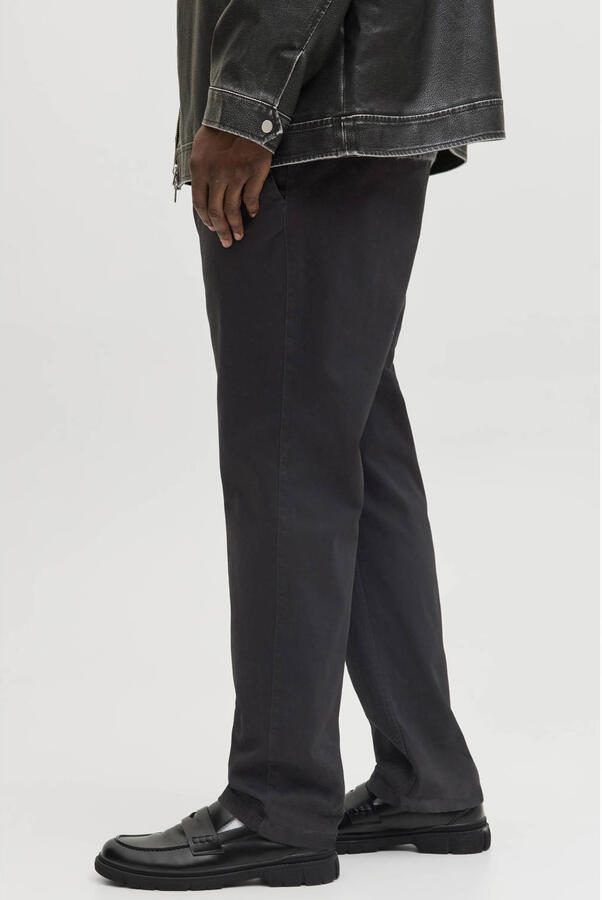 Jack & Jones Plus SIZE stoffen broek met knoop- en ritssluiting model 'MARCO' - Foto 2