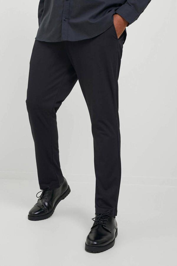 JACK & JONES PLUS SIZE slim fit chino JPSTMARCO Plus Size zwart - Foto 2