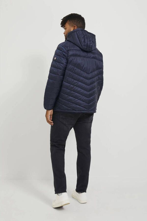 JACK & JONES PLUS SIZE slim fit jeans JJIGLENN Plus Size zwart