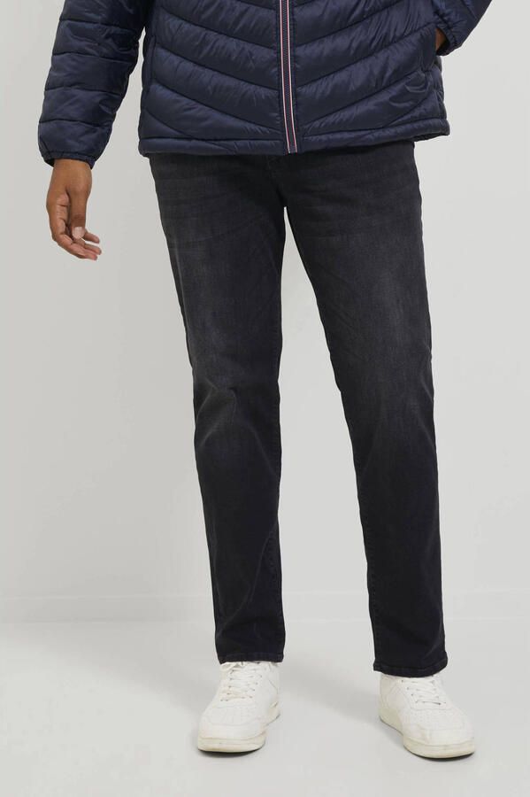JACK & JONES PLUS SIZE slim fit jeans JJIGLENN Plus Size zwart - Foto 2