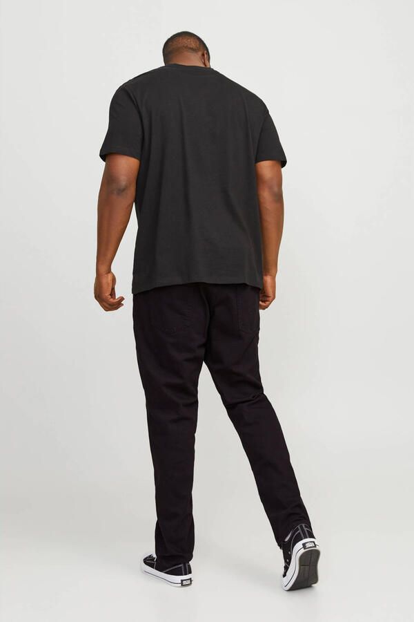JACK & JONES PLUS SIZE slim fit jeans JJITIM JJORIGINAL Plus Size black denim 816 - Foto 3