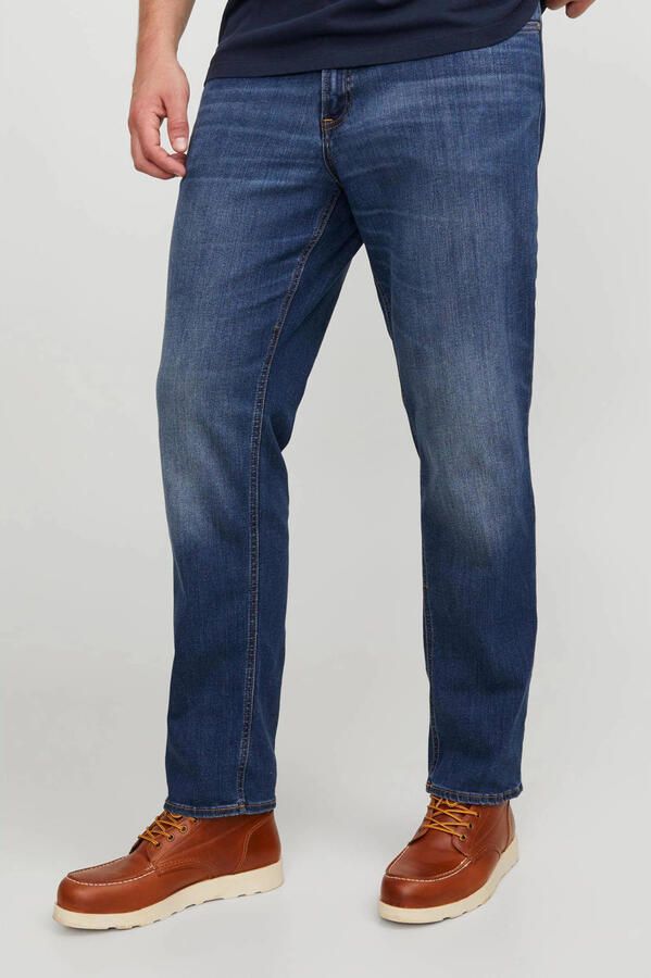 JACK & JONES PLUS SIZE slim fit jeans JJITIM JJORIGINAL Plus Size blue denim 814