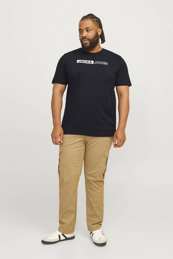 JACK & JONES PLUS SIZE slim fit T-shirt JJECORP Plus Size met printopdruk - Foto 3