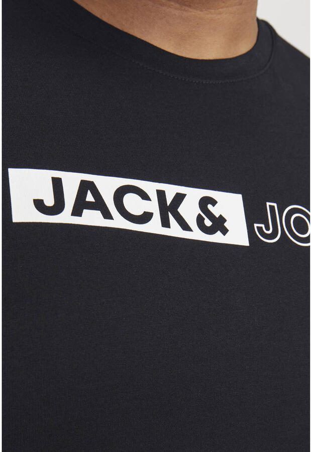 JACK & JONES PLUS SIZE slim fit T-shirt JJECORP Plus Size met printopdruk - Foto 2