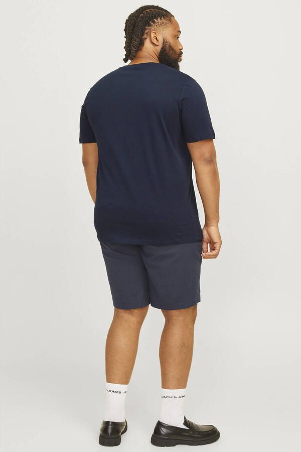 JACK & JONES PLUS SIZE slim fit T-shirt JJECORP Plus Size met printopdruk