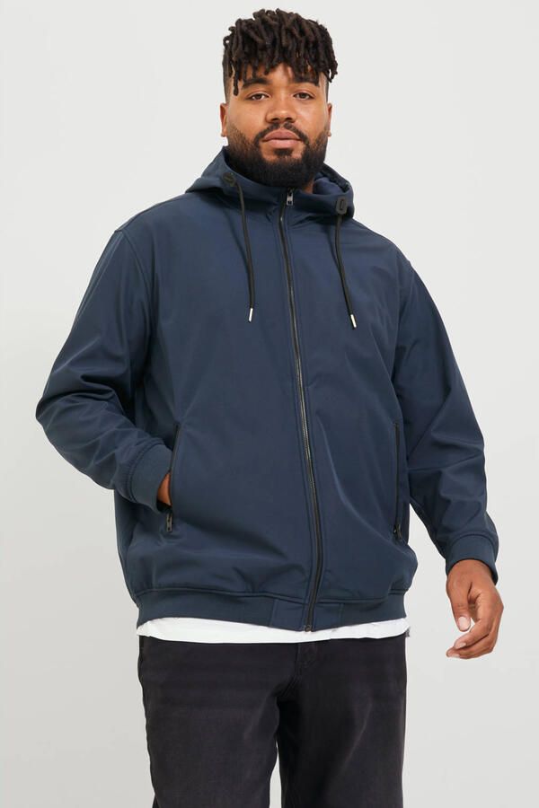 Jack & Jones PlusSize Softshell-jack JJEBASIC met capuchon en waterafstotende stof - Foto 3