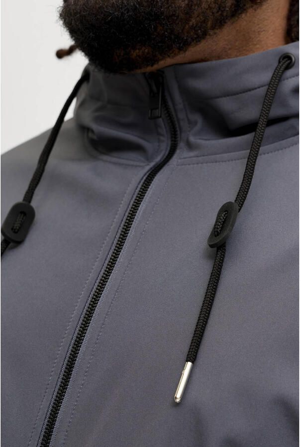 Jack & jones Basic Hooded Softshell Jas Heren (plussize) - Foto 2