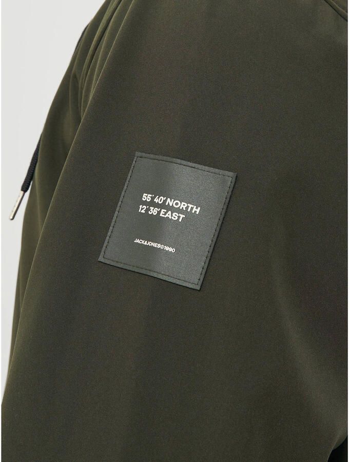 Jack & Jones PlusSize Softshell-jack JJEBASIC met capuchon en waterafstotende stof