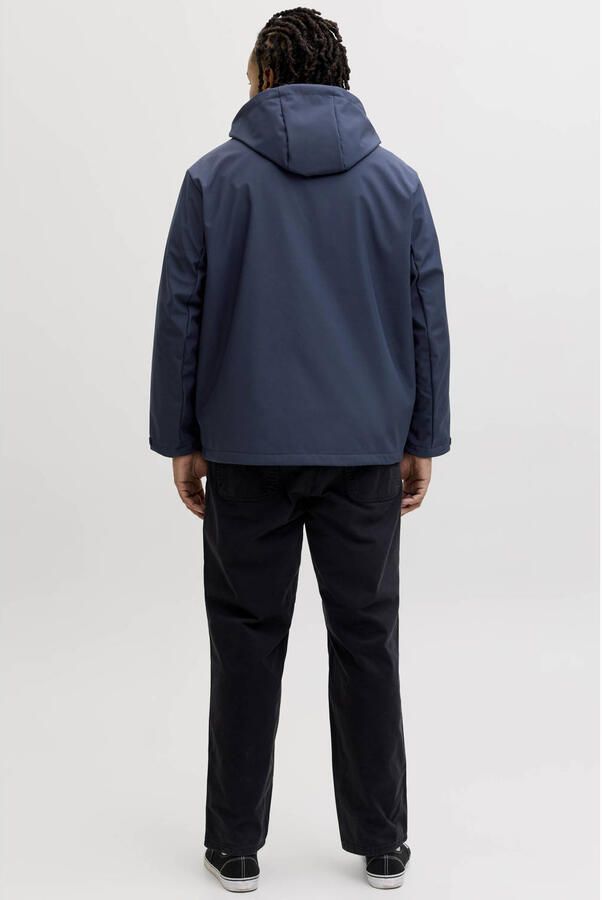 JACK & JONES PLUS SIZE softshell jas Plus Size donkerblauw - Foto 3