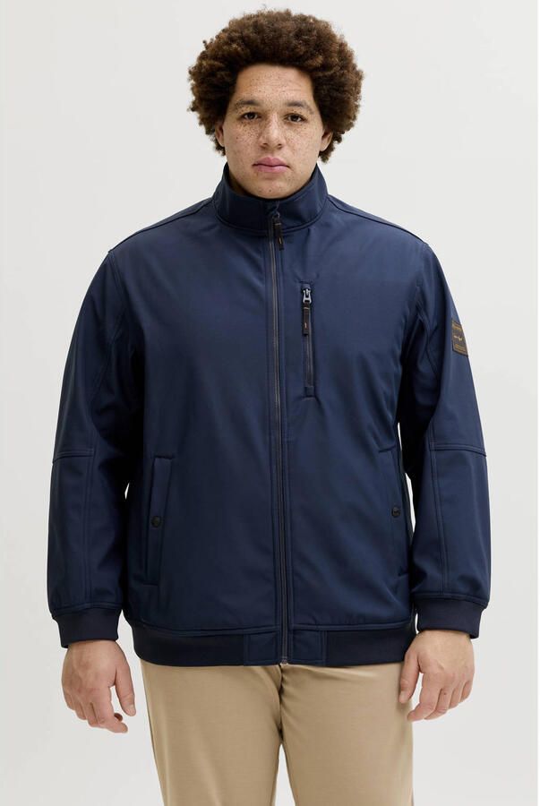 Jack & jones Parker Collar Bomber Softshell Jas Heren (plussize)