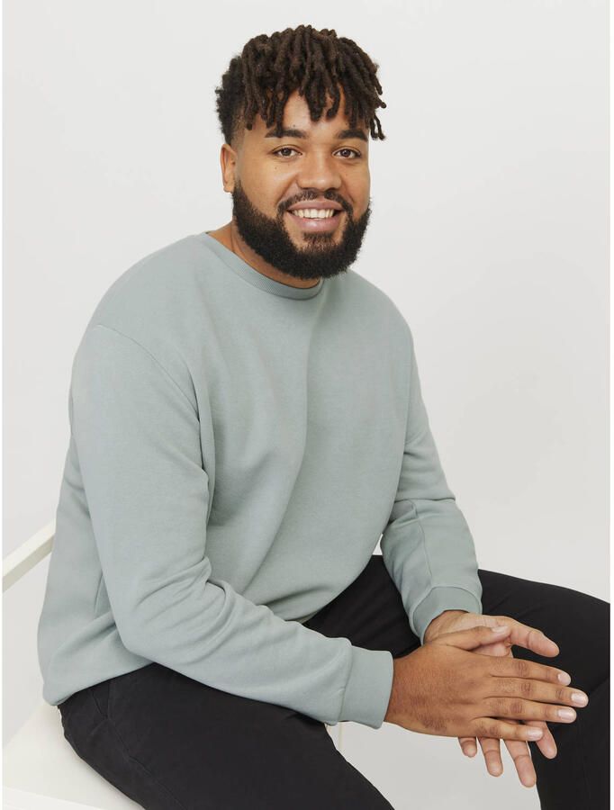 Jack & Jones PlusSize Sweatshirt JJEBRADLEY SWEAT CREW NOOS PLS - Foto 3