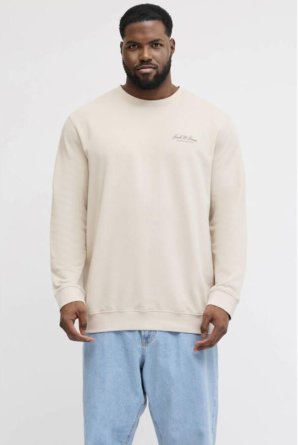 JACK & JONES PLUS SIZE sweater Plus Size beige