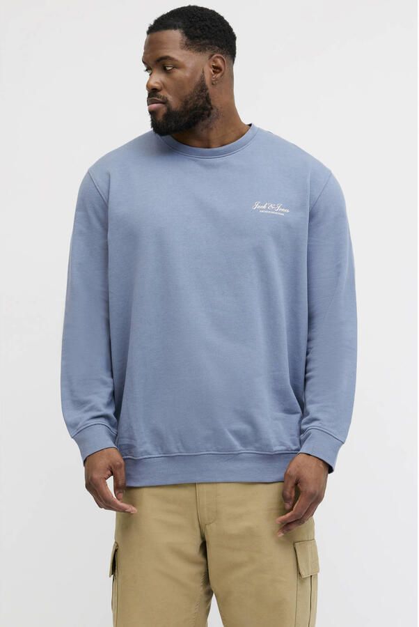 JACK & JONES PLUS SIZE sweater Plus Size blauw