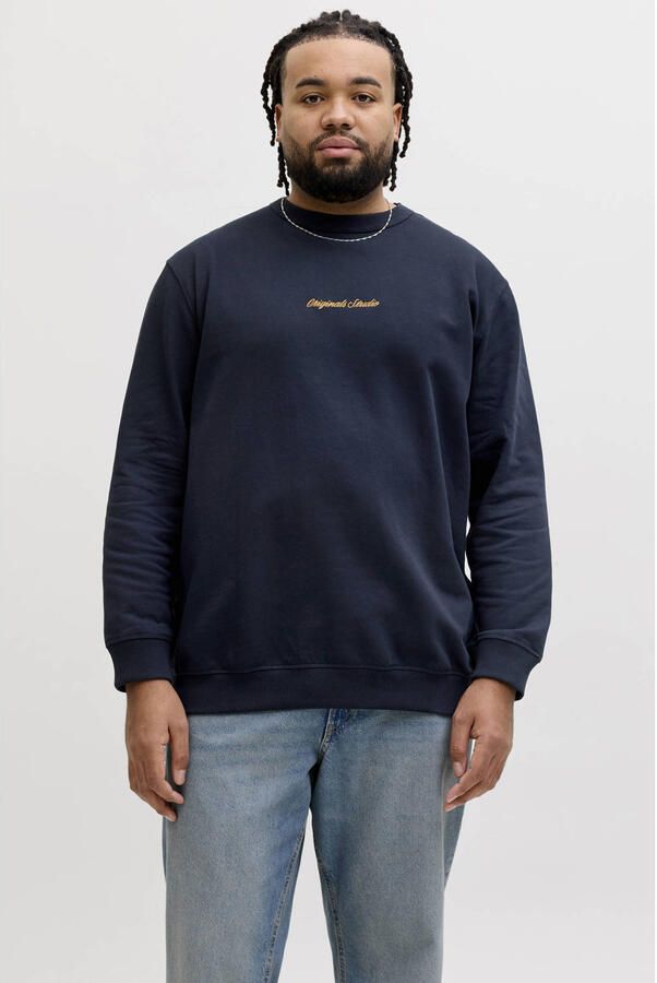 JACK & JONES PLUS SIZE sweater Plus Size donkerblauw