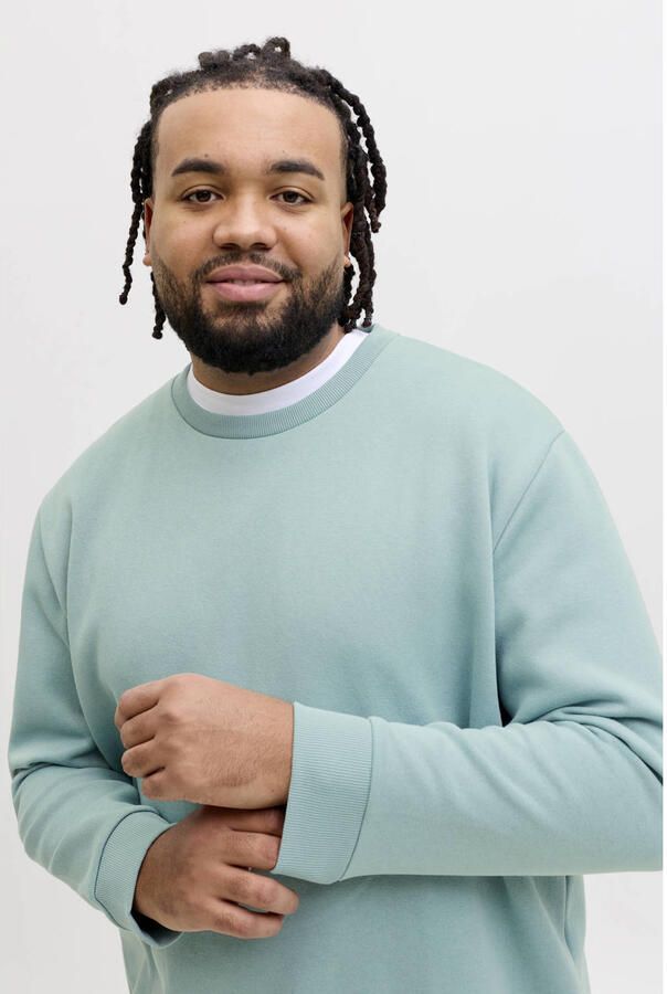 JACK & JONES PLUS SIZE sweater Plus Size turquoise
