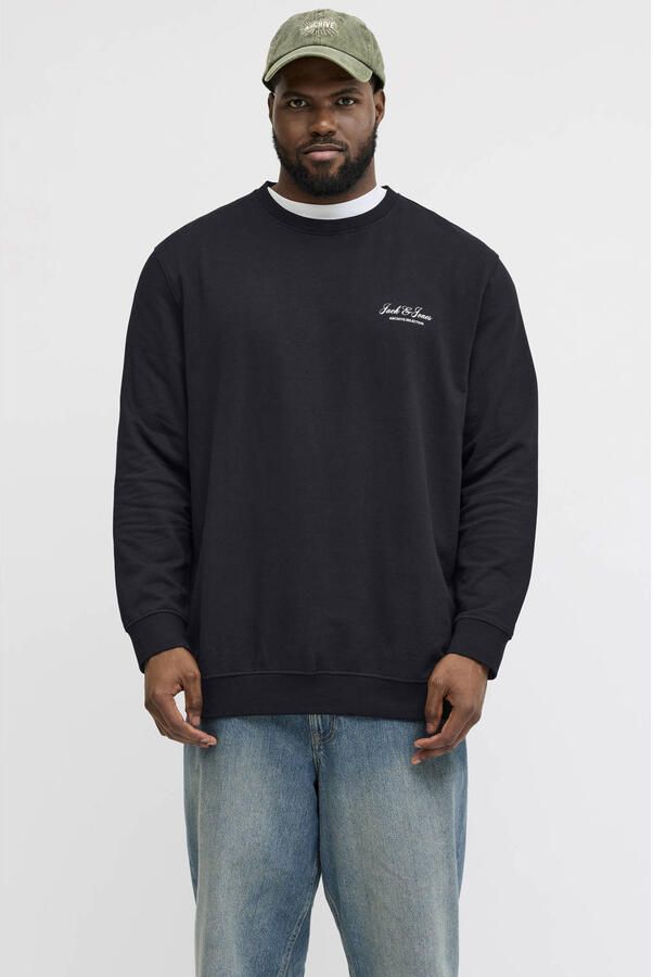 JACK & JONES PLUS SIZE sweater Plus Size zwart