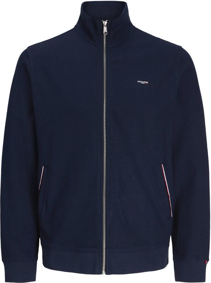 JACK & JONES PLUS SIZE sweatvest donkerblauw