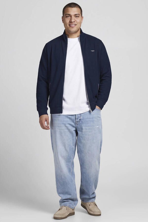 Jack & jones Blu Alves Structure Vest Heren (plussize) - Foto 3
