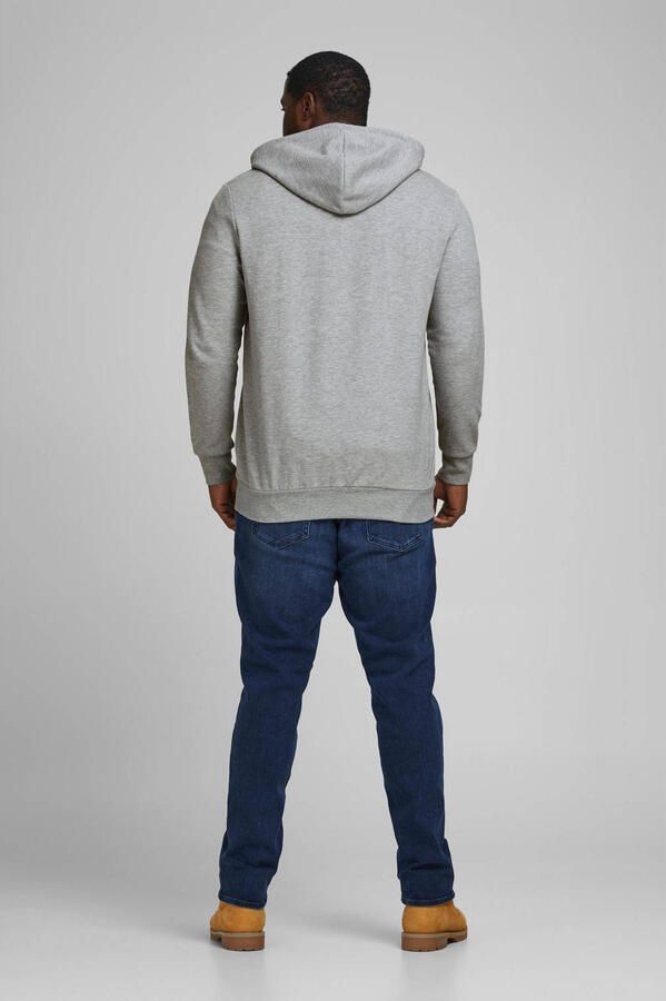 JACK & JONES PLUS SIZE sweatvest JJEBASIC Plus Size grijs melange - Foto 3