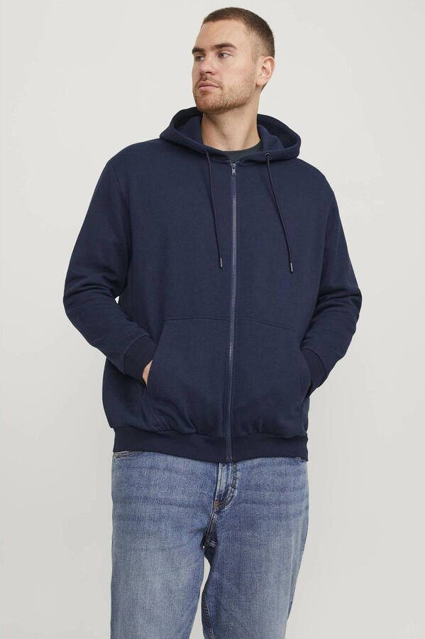Jack & Jones PlusSize Capuchonsweatvest JJEBRADLEY met capuchon en zachte binnenkant