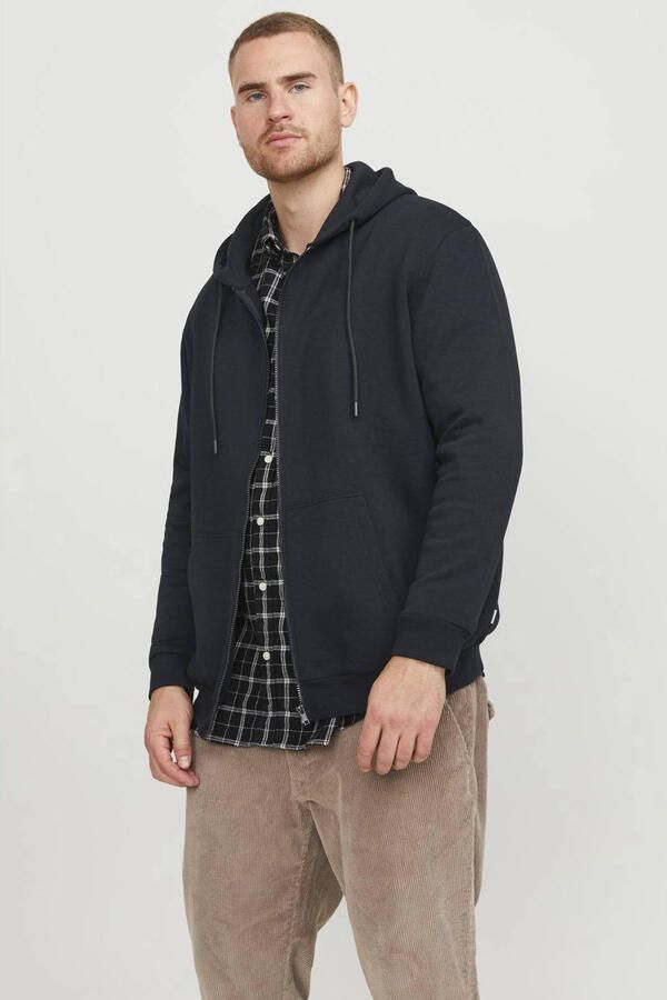 Jack & Jones PlusSize Capuchonsweatvest JJEBRADLEY met capuchon en zachte binnenkant
