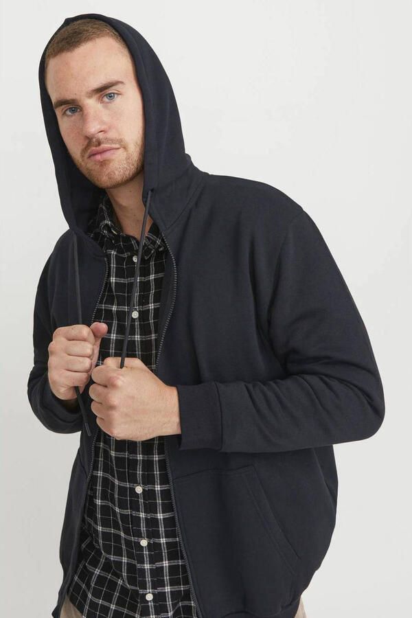 Jack & Jones PlusSize Capuchonsweatvest JJEBRADLEY met capuchon en zachte binnenkant