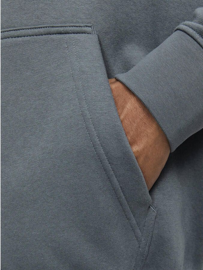 JACK & JONES PLUS SIZE sweatvest JORVESTERBRO Plus Size met printopdruk grijsblauw