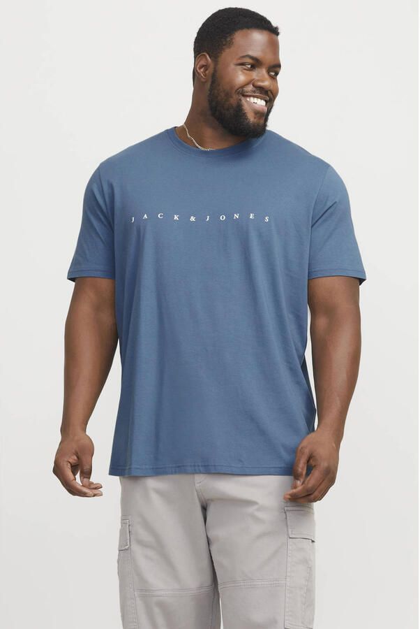 Jack & Jones PlusSize Shirt met ronde hals JJESTAR JJ TEE SS NOOS PLS