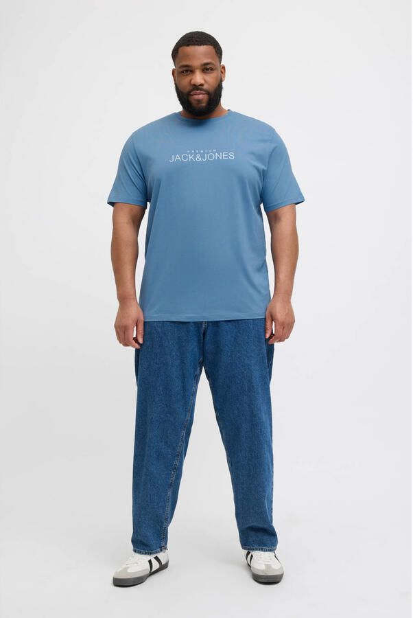 JACK & JONES PLUS SIZE T-shirt blauw - Foto 2