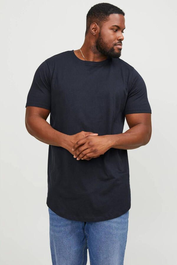 Jack & Jones PlusSize T-shirt NOA TEE met een afgeronde zoom t m maat 6xl - Foto 2