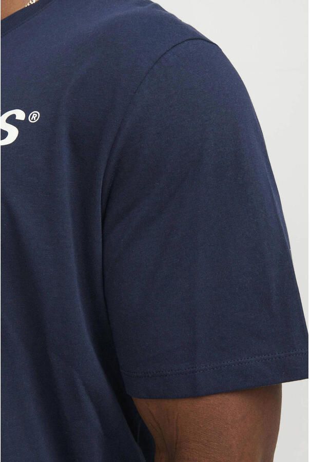 Jack & Jones PlusSize T-shirt CORP met print en comfortabele ronde hals bedrukt modieus regular fit katoen ronde hals