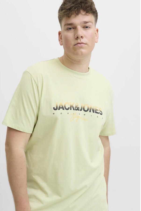 Jack & Jones PlusSize Shirt met print JORCANGGU TEE SS CREW NECK FST PLS - Foto 2